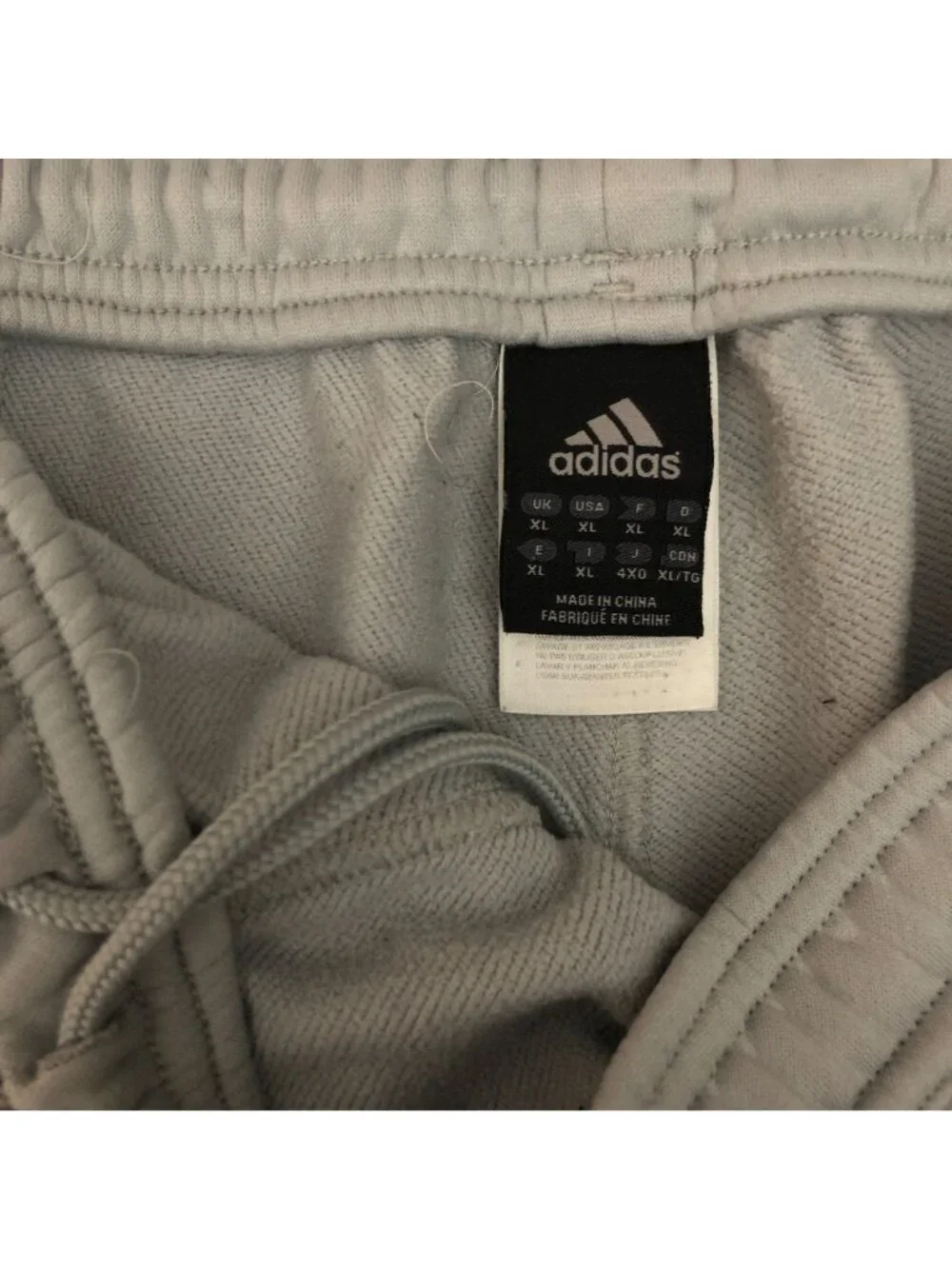 Adidas Mens Athletic Shorts ClimaCool Ventilated Mesh Panels Gray Drawstring XL